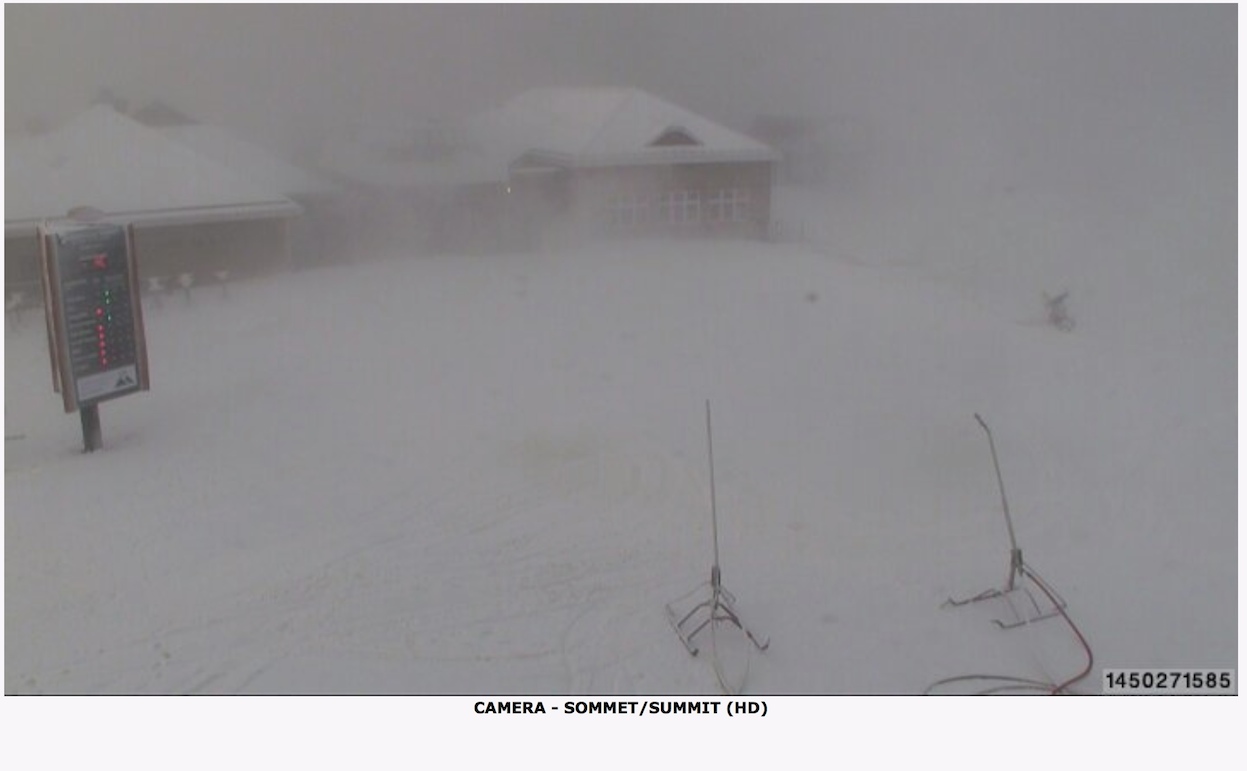 Web Cam Snap Shot Courtesy of Tremblant.ca