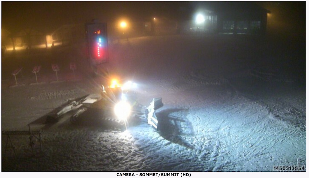 Web Cam Snap Shot Courtesy of Tremblant.ca