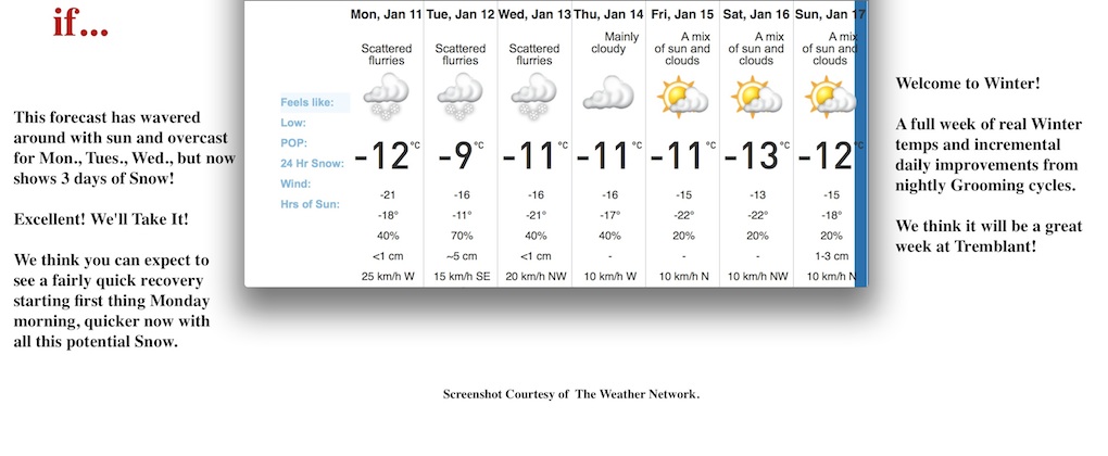 Screenshot Courtesy of The Weather Network.