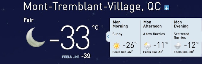 Screenshot Courtesy Of The Weather Network.