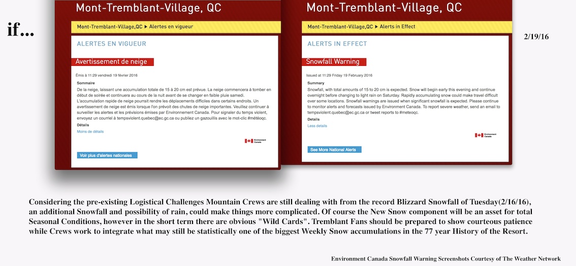 Screenshots courtesy of The Weather Network.