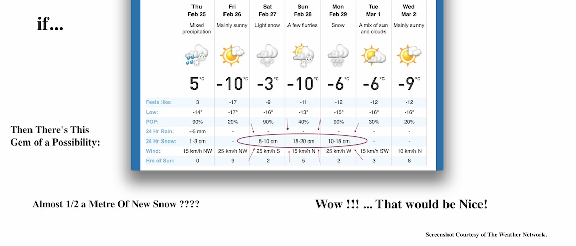 Screenshot(s) Courtesy of The Weather Network.