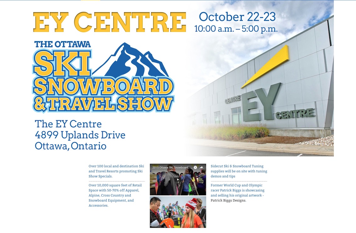 Screenshot Courtesy of Ottawa Ski/Board Travel Show.