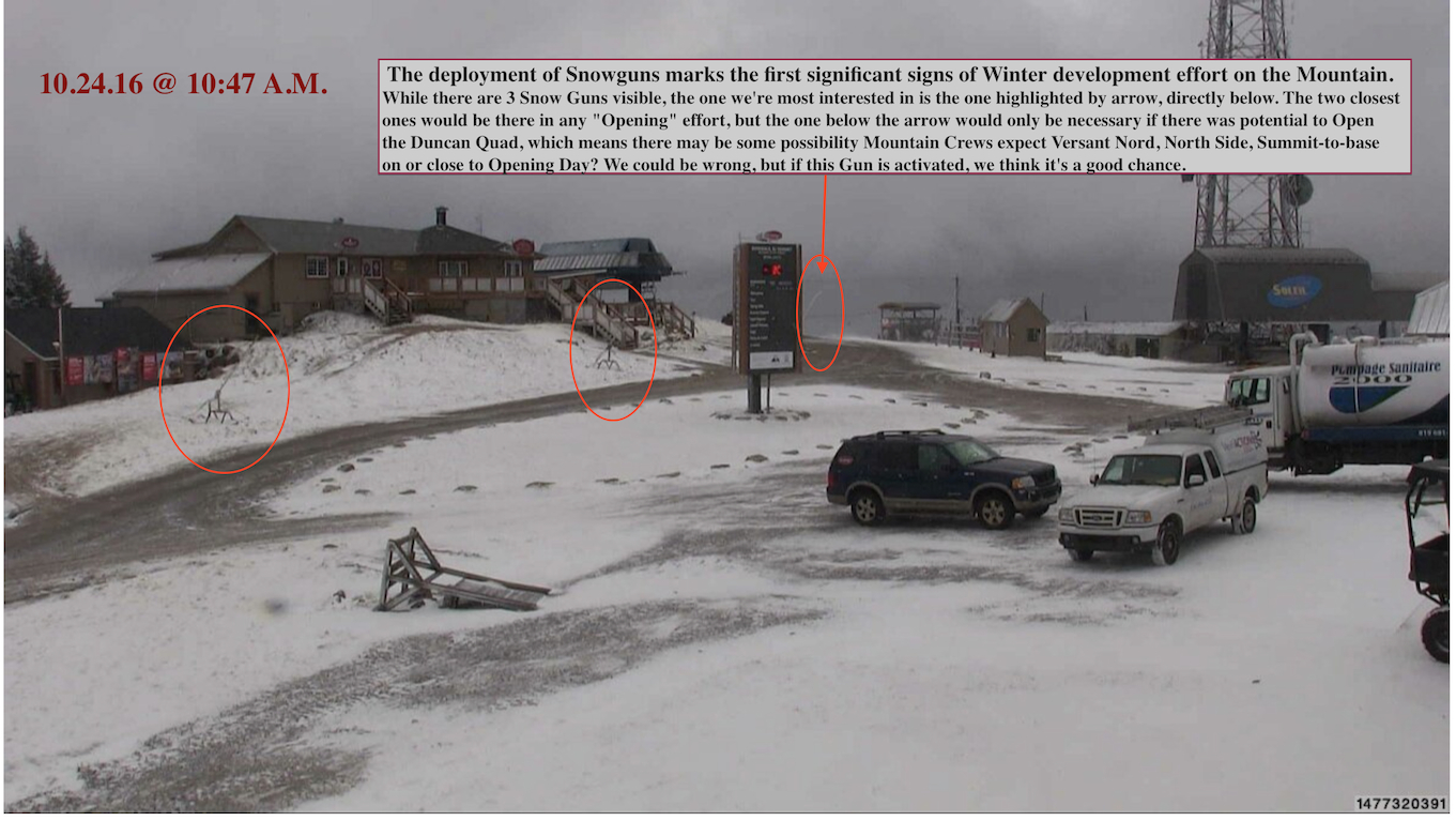 Web Cam Snap Shot Courtesy of Tremblant.ca
