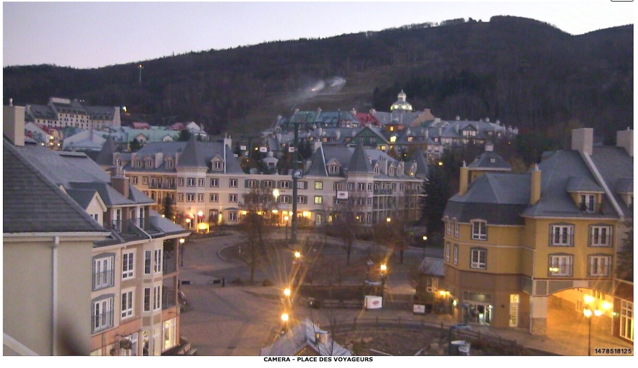 Web Cam Snap Shot Courtesy of Tremblant.ca