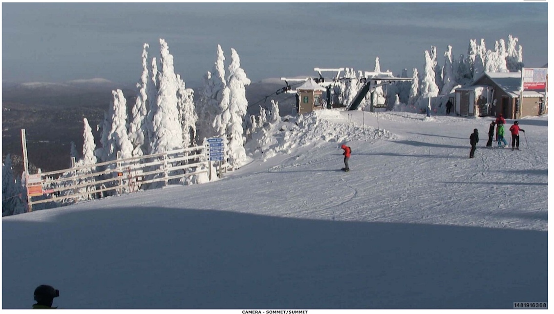 Web Cam Snap Shot Courtesy of Tremblant.ca