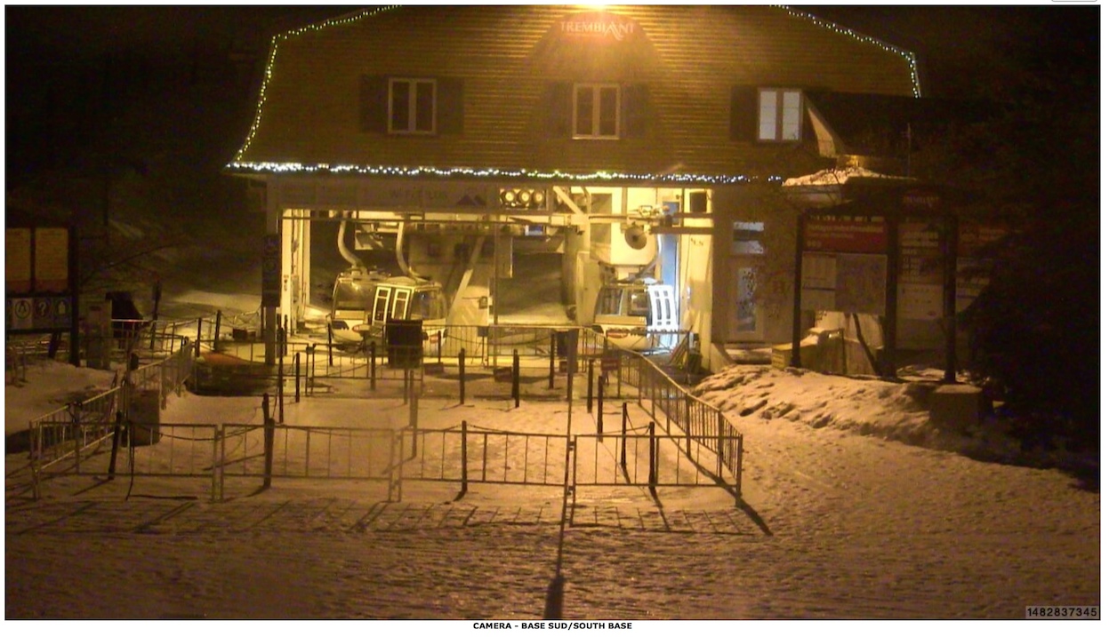 Web Cam Snap Shot Courtesy of Tremblant.ca