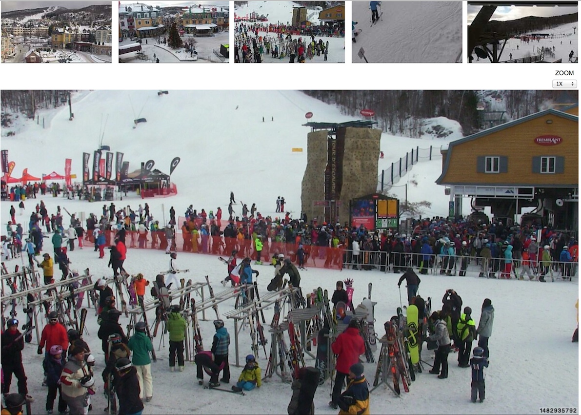 Web Cam Snap Shots Courtesy of Tremblant.ca