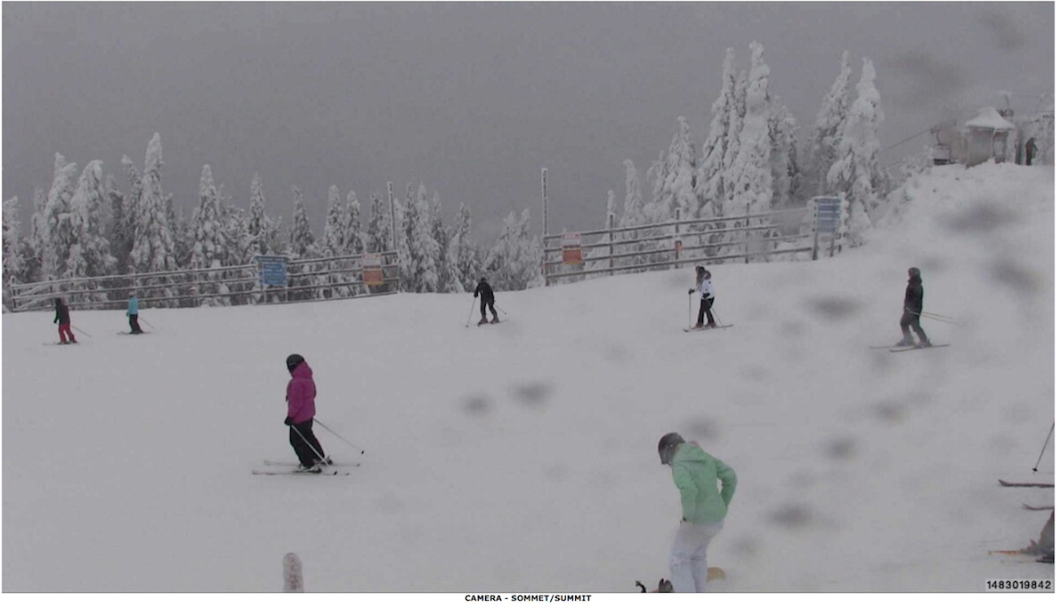 Web Cam Snap Shot Courtesy of Tremblant.ca