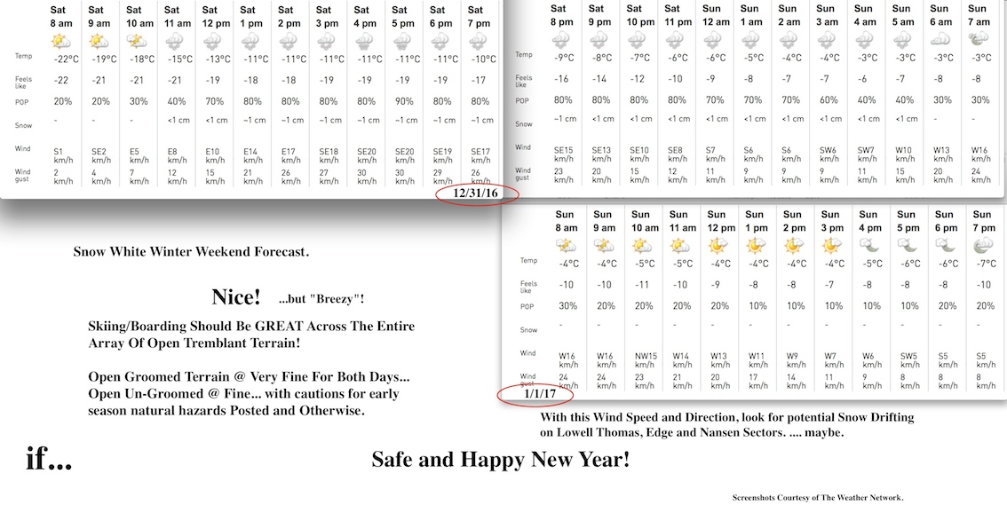 Screenshots Courtesy of The Weather Network.
